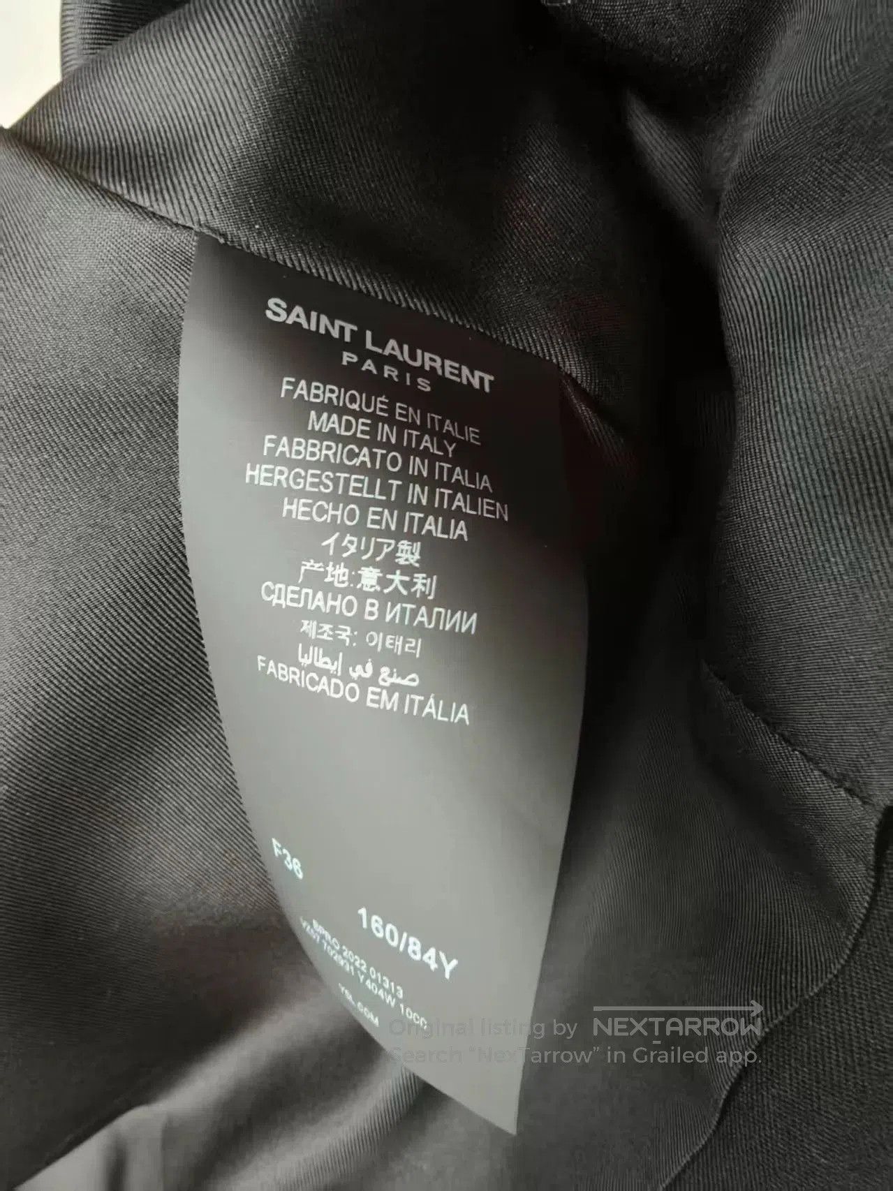 Saint Laurent Paris Saint Laurent Women's Coat. Size M / US 6-8 / IT 42-44 - 4 Thumbnail