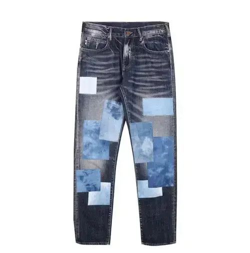 Other 2020S/S Simple Blue Japan Denim Patchwork Jeans Size US 32 / EU 48 - 1 Thumbnail