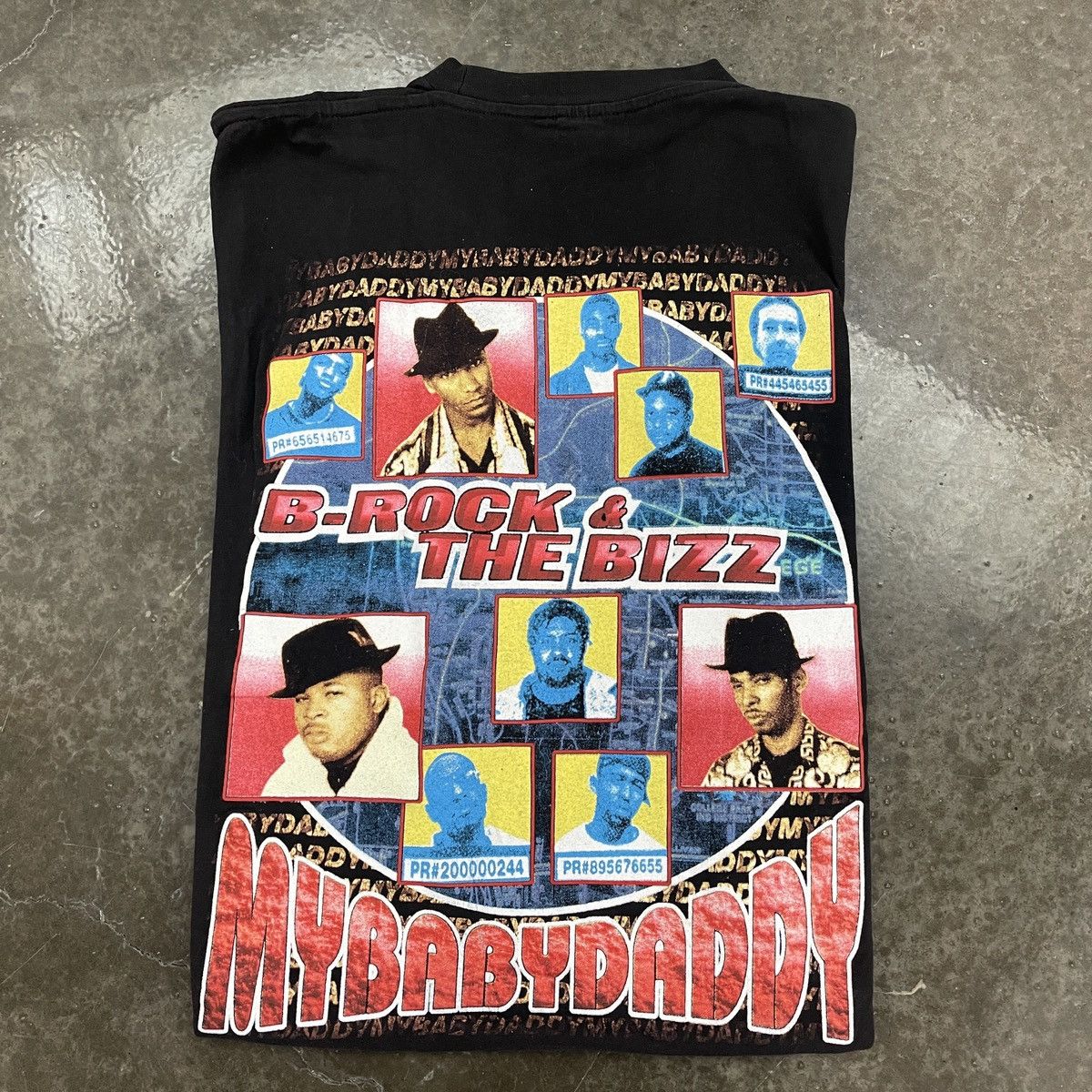 Vintage 1997 B-ROCK & THE BIZZ My Baby Daddy Rap Tee Size US XXL / EU 58 / 5 - 2 Thumbnail