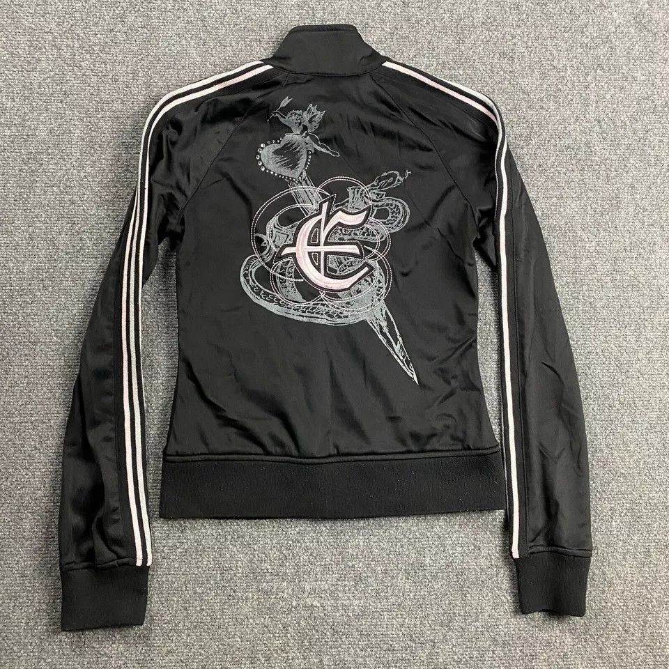 Enyce Enyce Track Jacket Women's Small Black Full Zip Polyester S Size S / US 4 / IT 40 - 5 Thumbnail