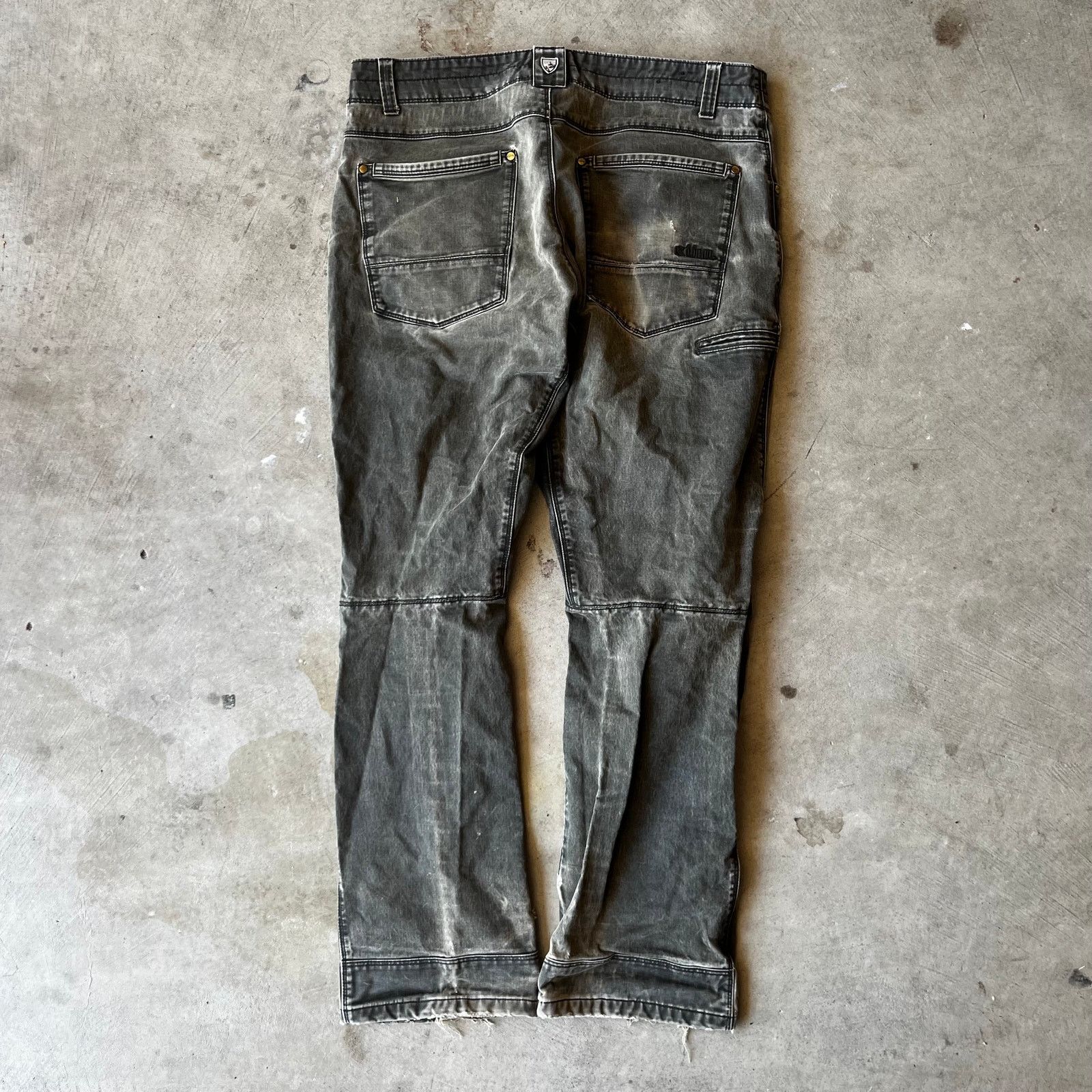 Vintage Kuhl Rydr Pants Mens 36X32 Green Patinadye Free Ryde Waist Size US 36 / EU 52 - 2 Thumbnail