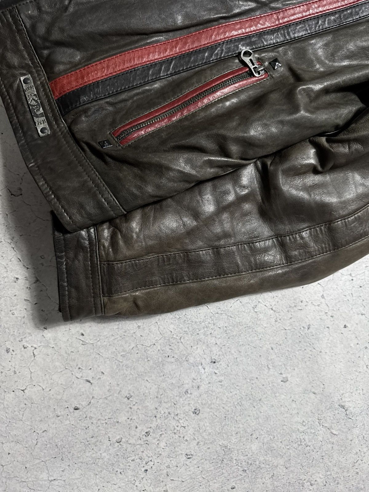 Diesel Diesel Women’s Vintage Leather Jacket Bike Rare Size XL / US 12-14 / IT 48-50 - 3 Thumbnail