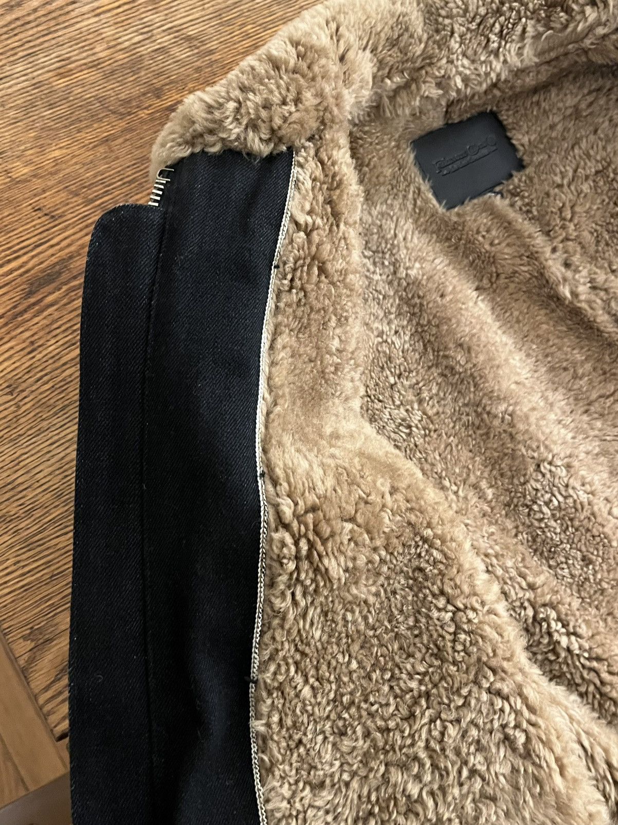 Freenote Cloth Freenote Cloth Shearling RJ-2 in 17oz Black Japanese Denim Size US S / EU 44-46 / 1 - 4 Thumbnail