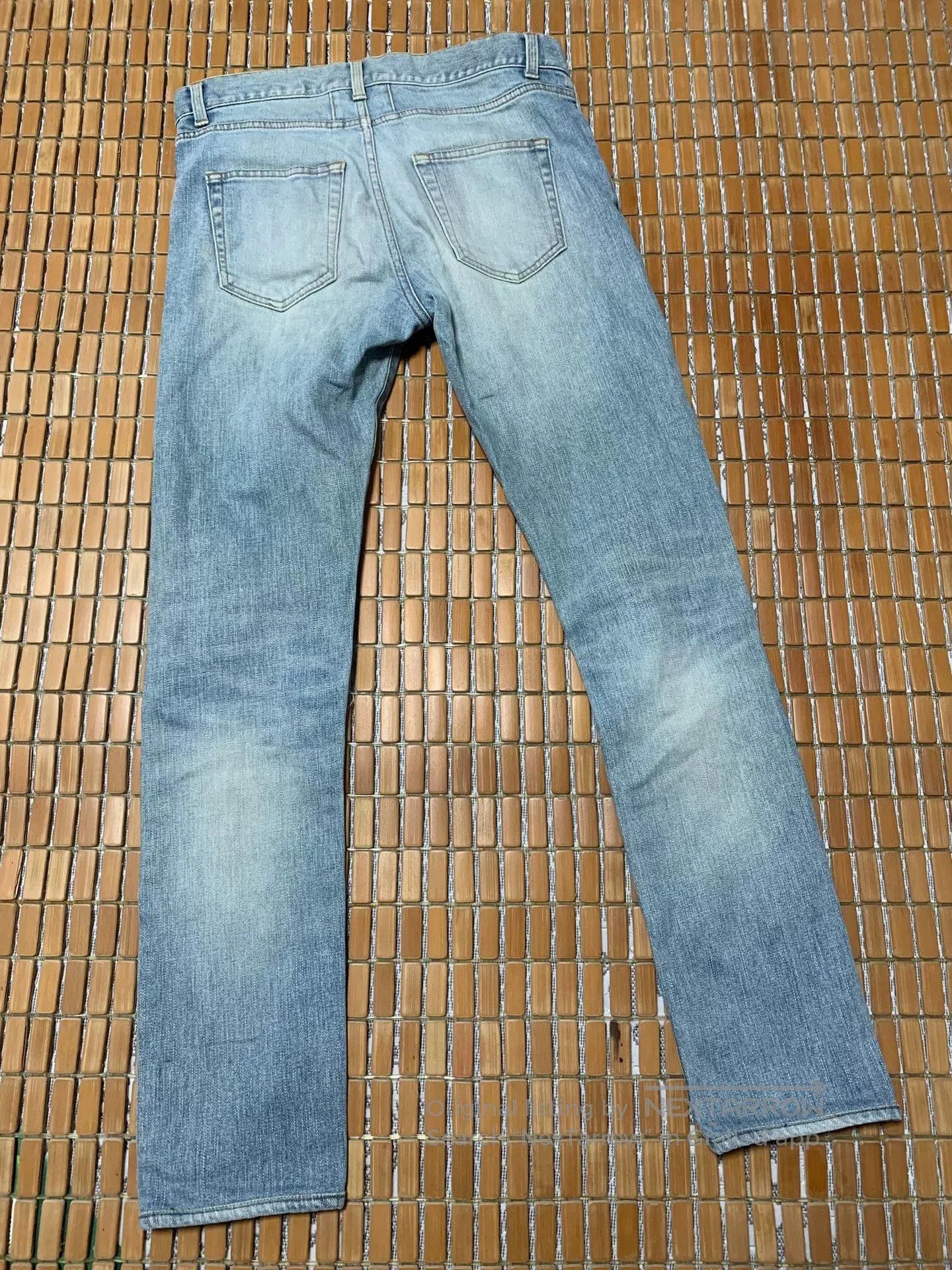Saint Laurent Paris Saint Laurent SLP Washed Distressed Jeans. Size US 29 - 3 Thumbnail