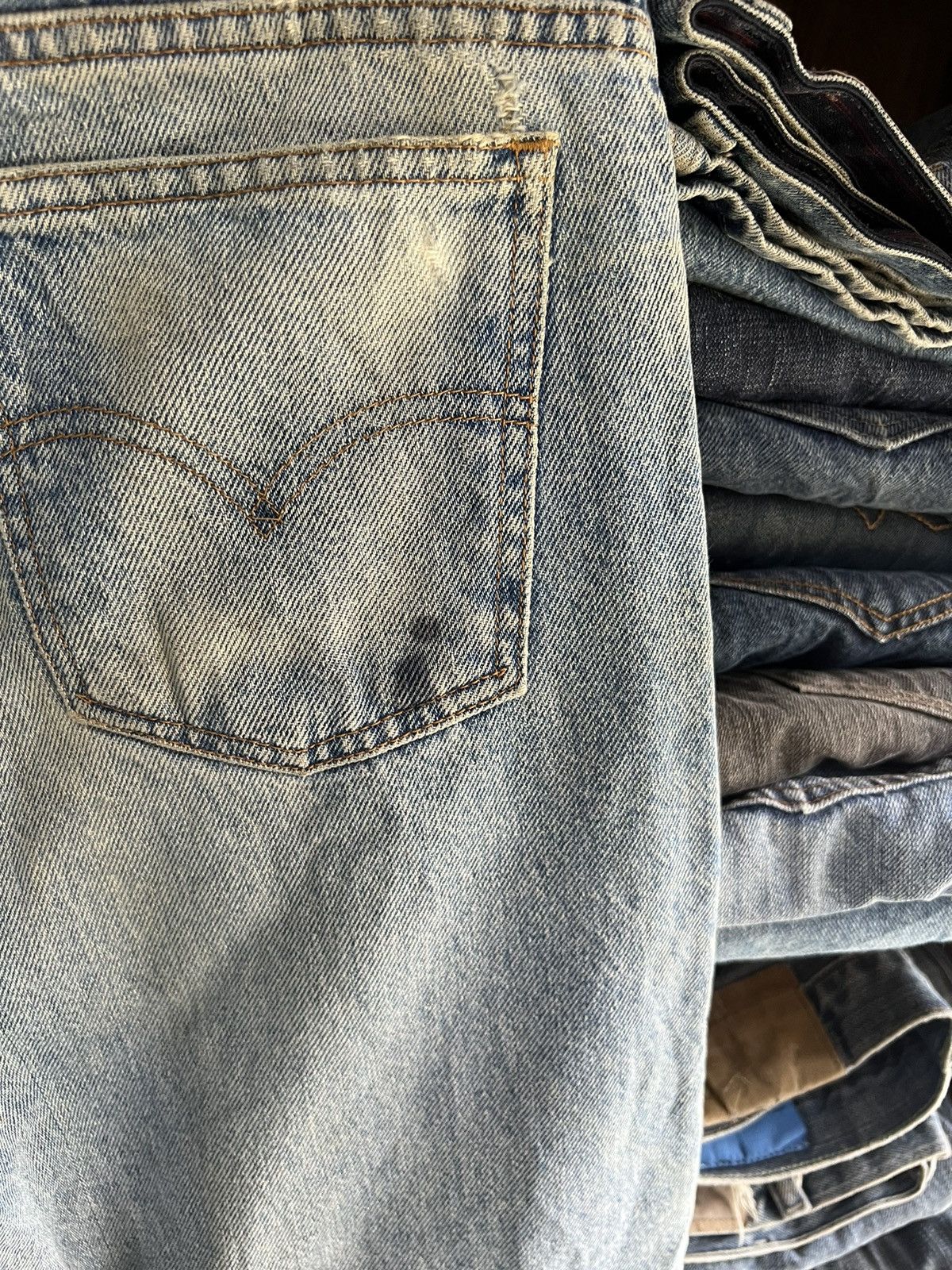 Levi's Vintage Clothing 🔥Vintage Levis 550 Distressed Denim Size US 30 / EU 46 - 17 Thumbnail