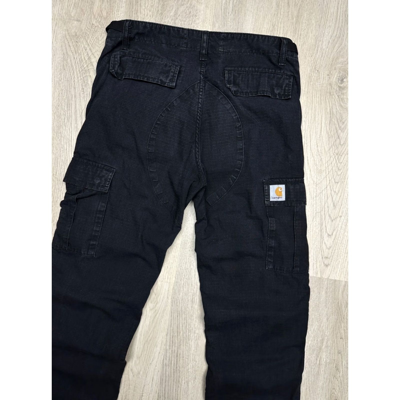 Carhartt Wip Carhartt WIP Pants Cargo Mens Aviation Size 28 Black Cotton Workwear Cargo Pocket Inseam 32 Inseam 80 cm 28 inch Mens Size US 28 / EU 44 - 2 Thumbnail