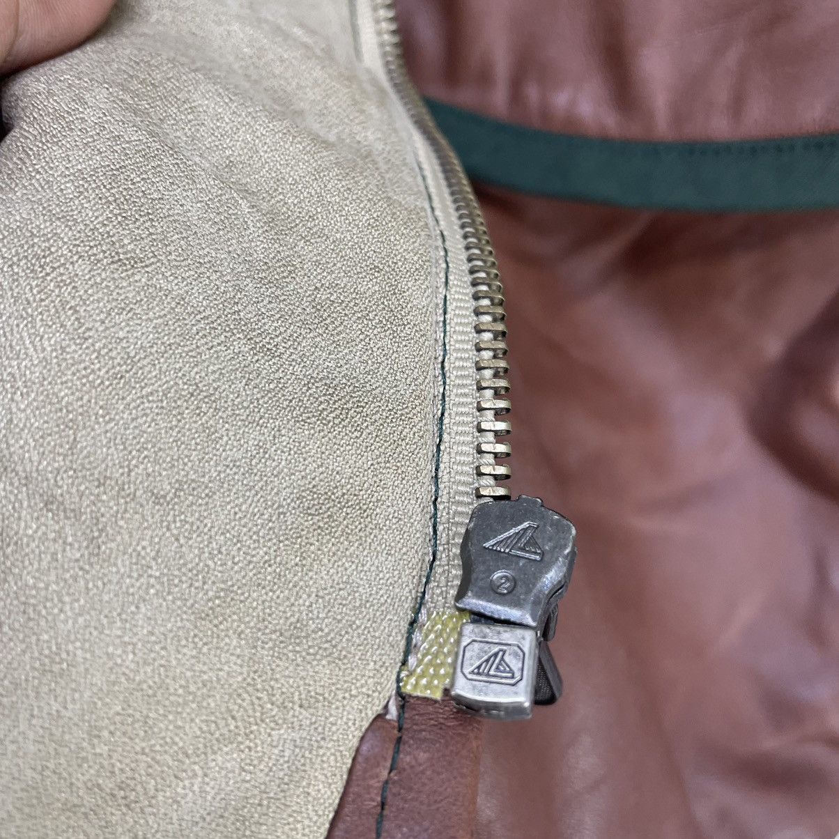 Genuine Leather × Vintage Italian Designer Umberto Bilancioni Detachable Sleeve Size US M / EU 48-50 / 2 - 9 Thumbnail