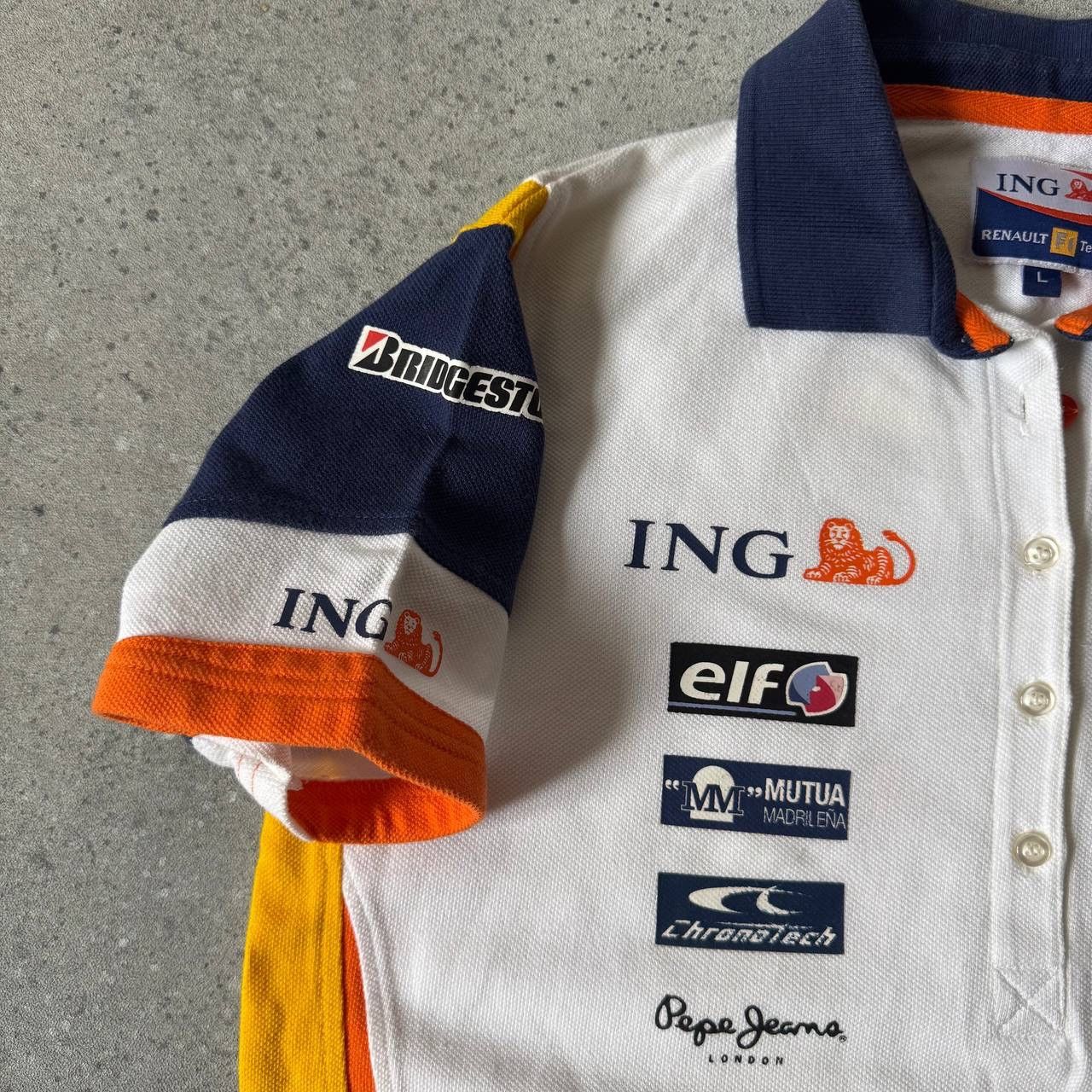 Formula 1 × Vintage Formula 1 Vintage 2000’s Team Spirit Multi Logo Polo T-Shirt Size US M / EU 48-50 / 2 - 4 Thumbnail