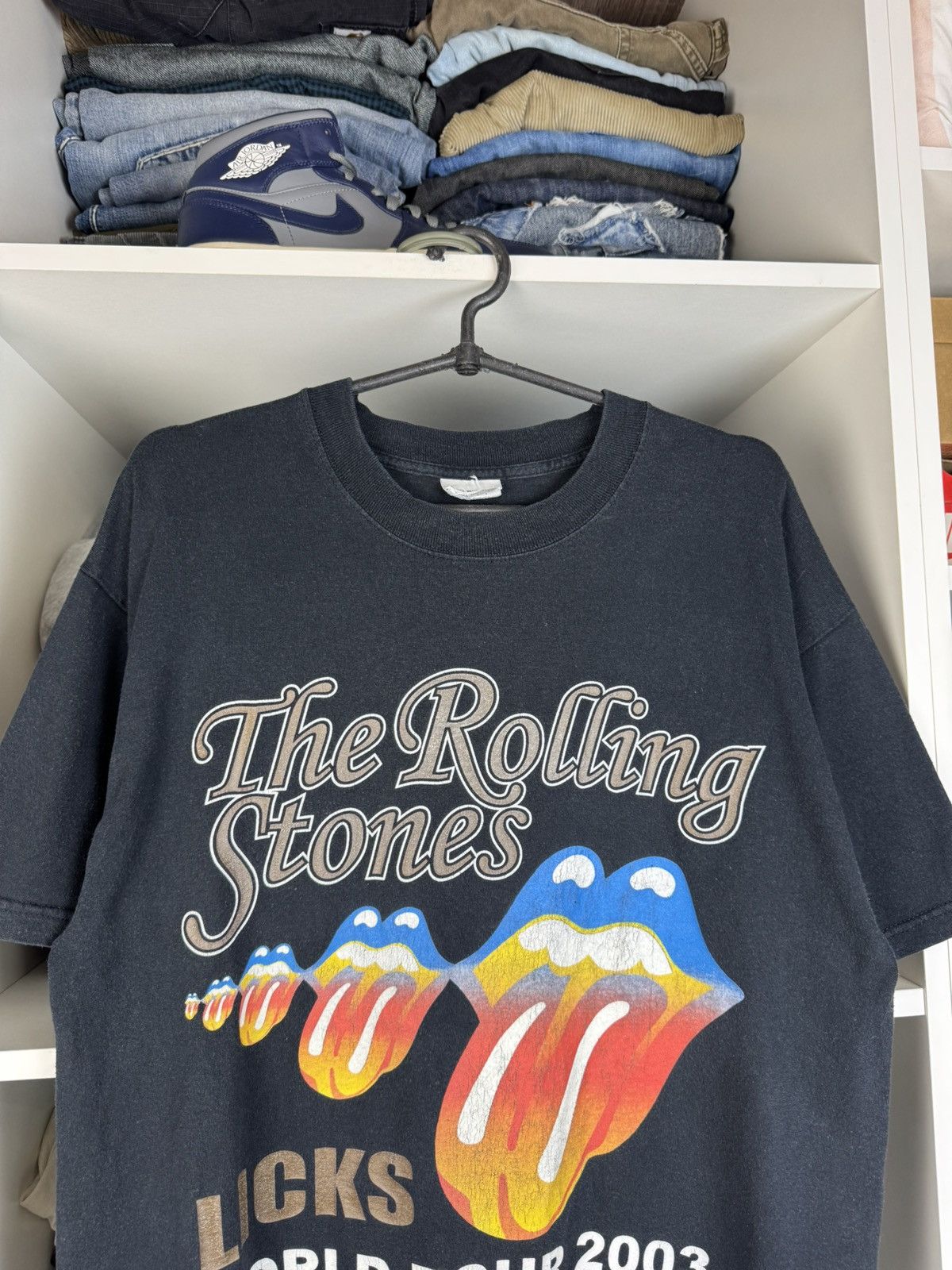 Band Tees Vintage The Rolling Stones Licks World Tour 2003 T-shirt Size US L / EU 52-54 / 3 - 2 Thumbnail