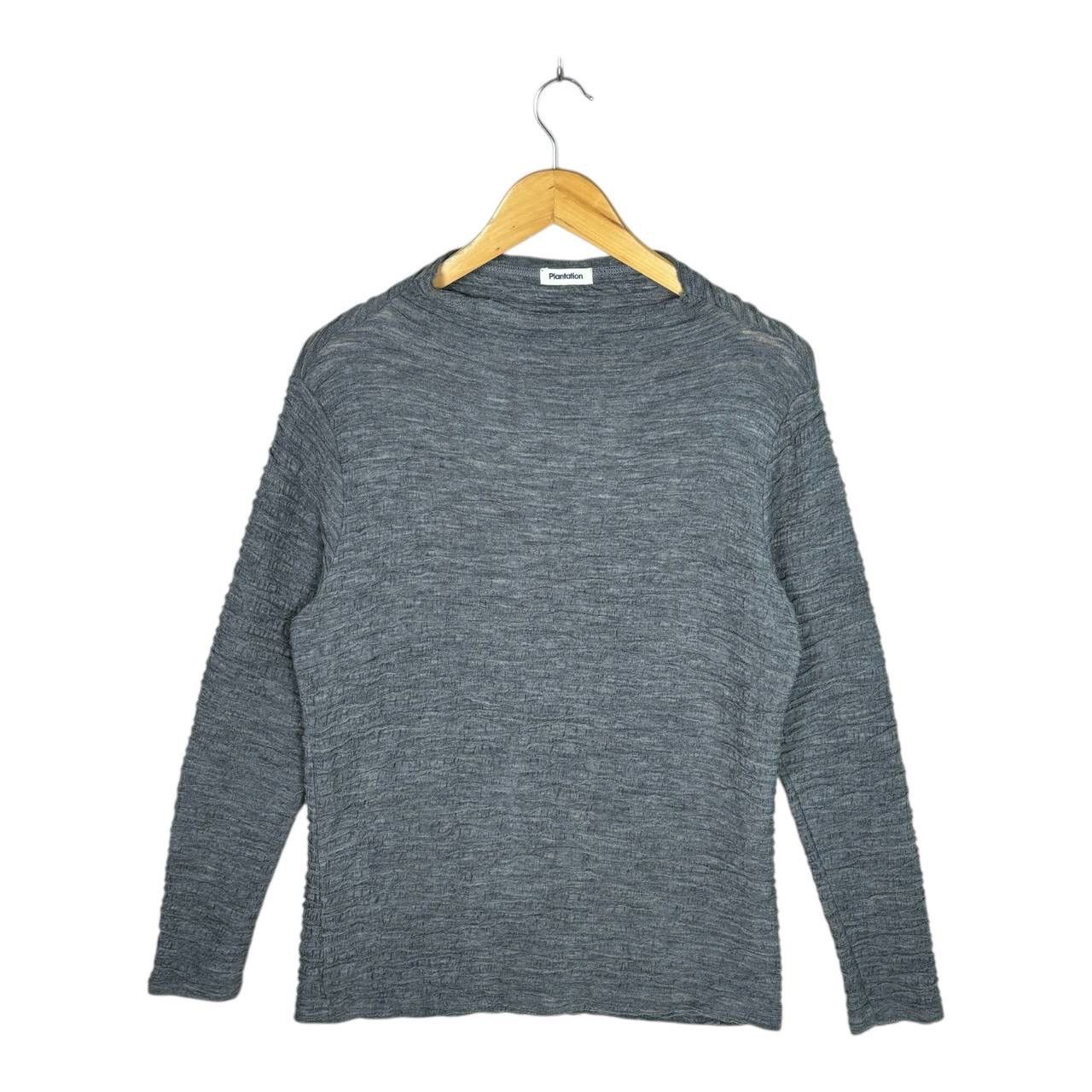 Issey Miyake Issey Miyake Plantation 90s Textured Wool Knit Sweater M Size US M / EU 48-50 / 2 - 1 Thumbnail