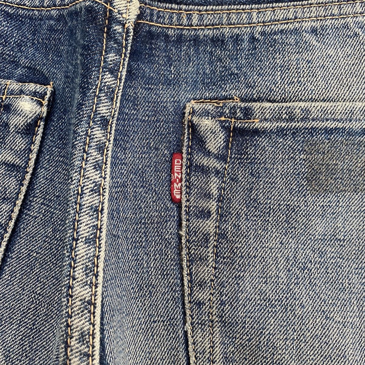 Denime Vintage 90’s Denime Faded Blue Distressed Selvedge Jeans Size US 29 - 16 Thumbnail