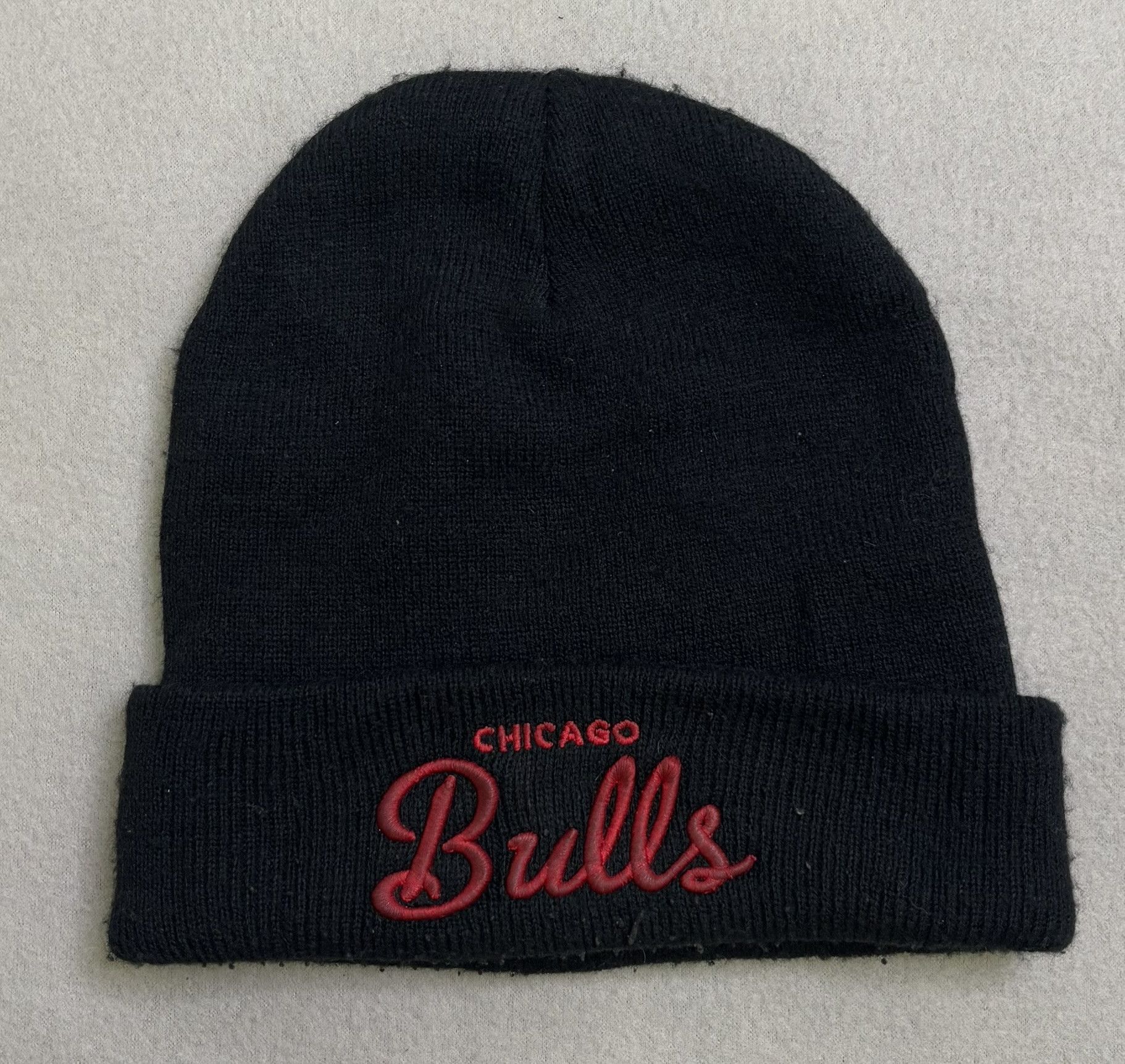 Mitchell & Ness × NBA Chicago Bulls Mitchell Ness Black Winter Hat Size Universal Size ONE SIZE - 2 Thumbnail
