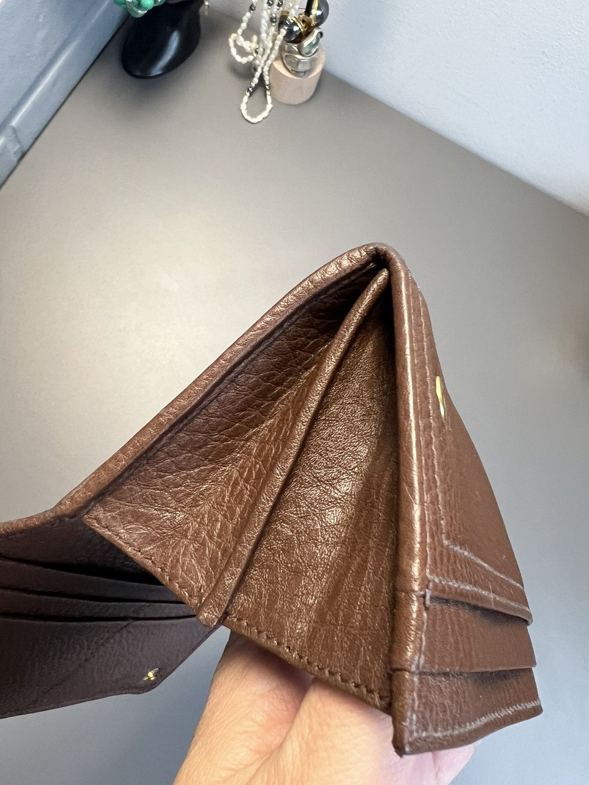 Car Shoe Car Shoe By Prada Leather Wallet Brown Size ONE SIZE - 11 Thumbnail