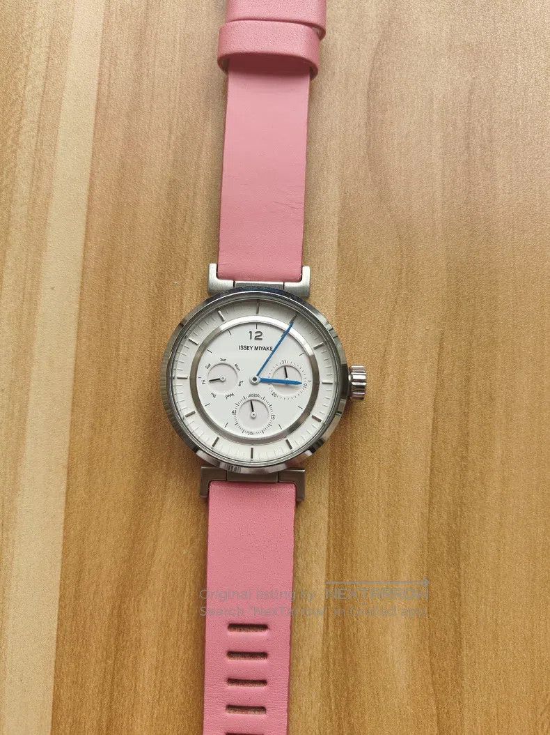 Issey Miyake Issey Miyake Pink Light Luxury Niche Minimalist Wristwatch Size ONE SIZE - 3 Thumbnail