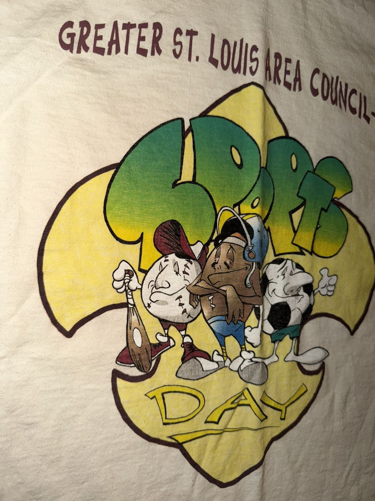 Fruit Of The Loom Vintage greater St. Louis area sports day single stitch tee Size US M / EU 48-50 / 2 - 4 Thumbnail