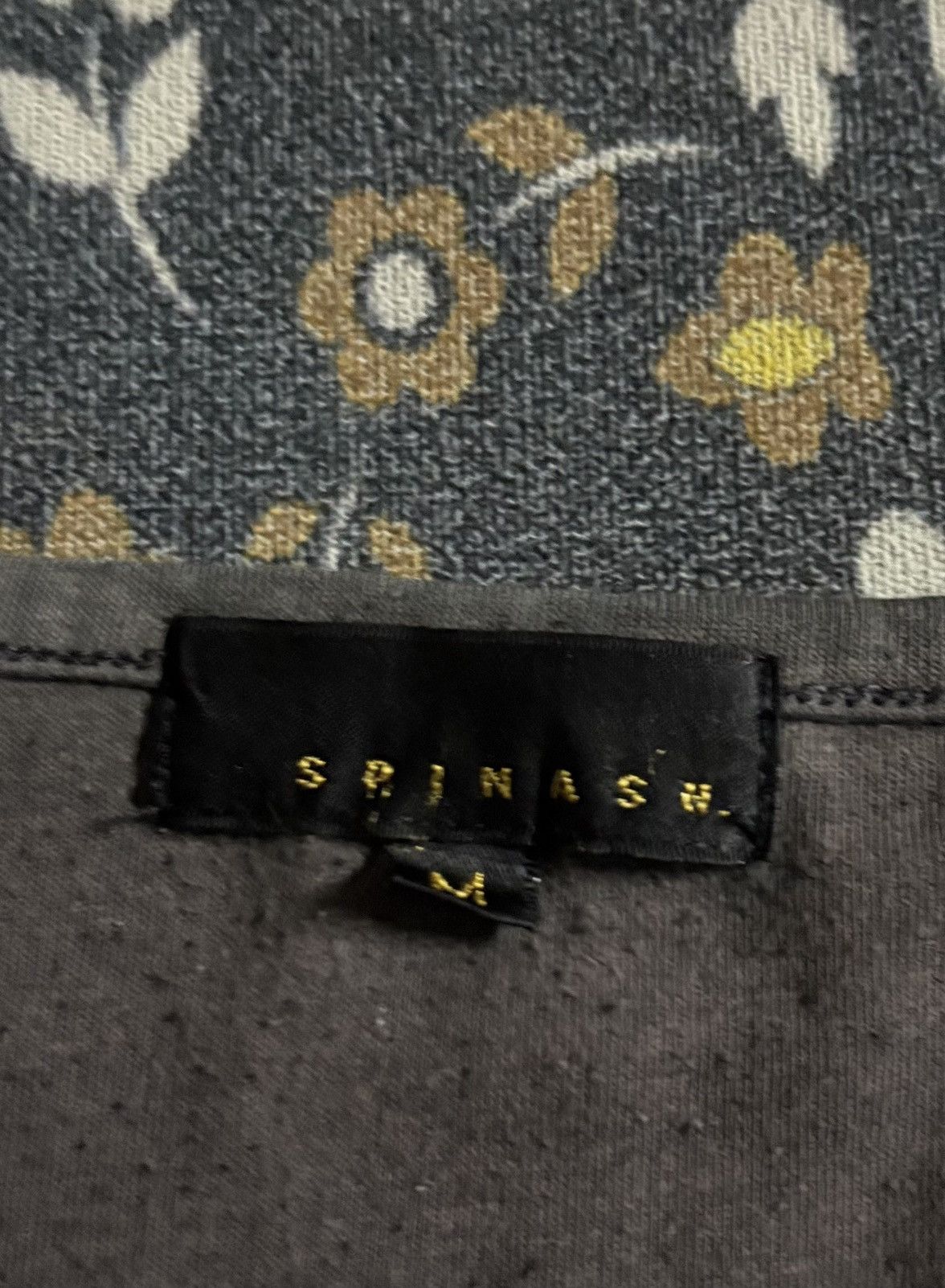 Japanese Brand Vintage Japanese Brand SPINASH Poem Long Sleeve T-Shirt Size US M / EU 48-50 / 2 - 5 Thumbnail