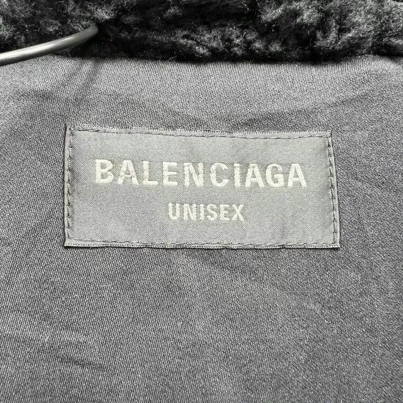 Balenciaga Balenciaga Black Teddy Fleece Jacket. Size US XS / EU 42 / 0 - 4 Thumbnail