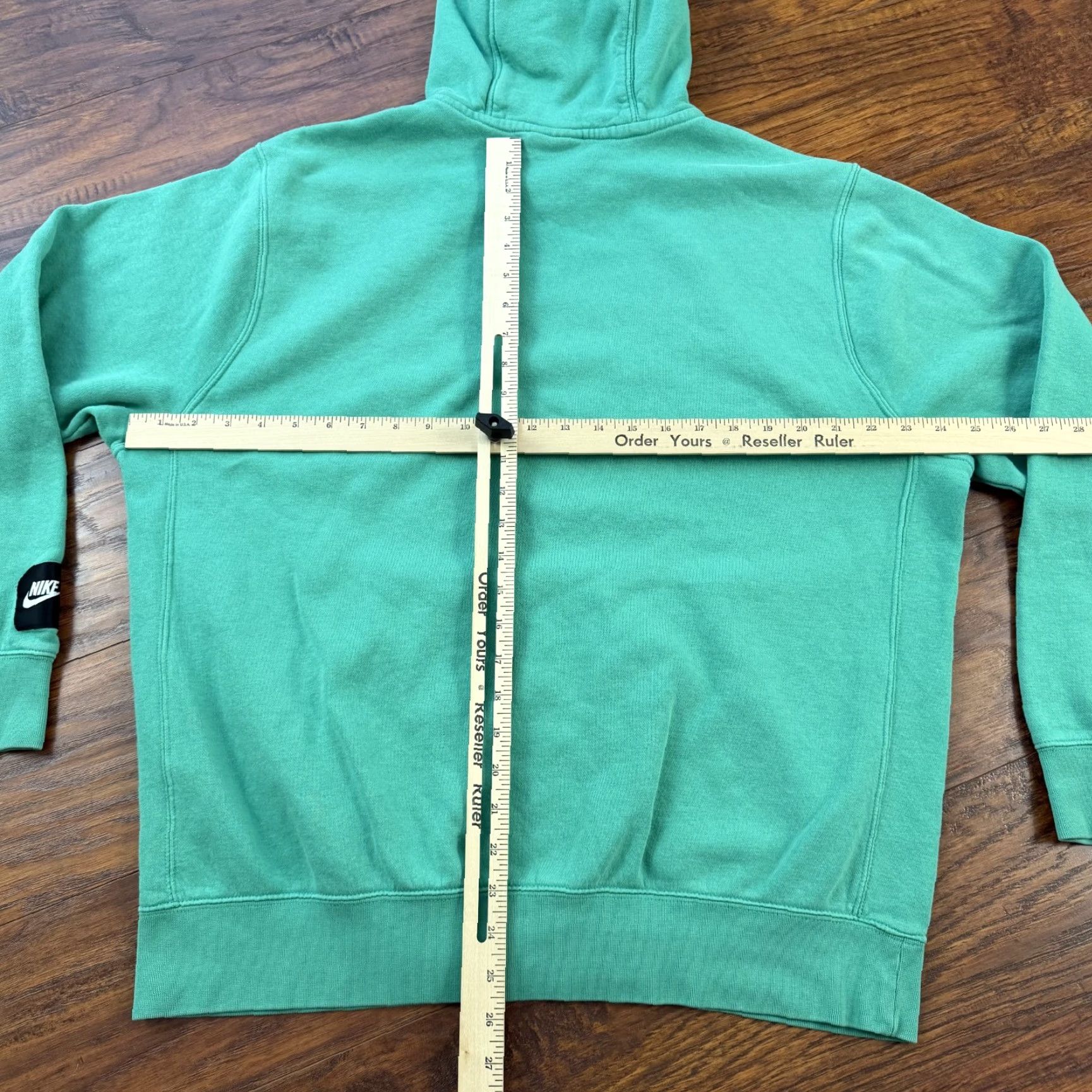 Nike Nike Hoodie Womens L Green Pockets Pullover Sweatshirt Just Do It Size L / US 10 / IT 46 - 6 Thumbnail