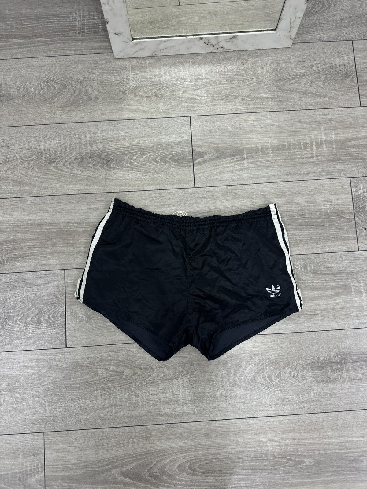 Adidas Adidas Nylon Vintage 80s Made in West Germany Shorts Size US 36 / EU 52 - 1 Thumbnail