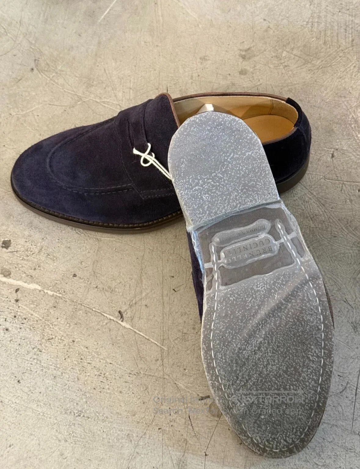 Brunello Cucinelli Brunello Cucinelli Men's Suede Loafers. Size US 6 / EU 39 - 7 Thumbnail