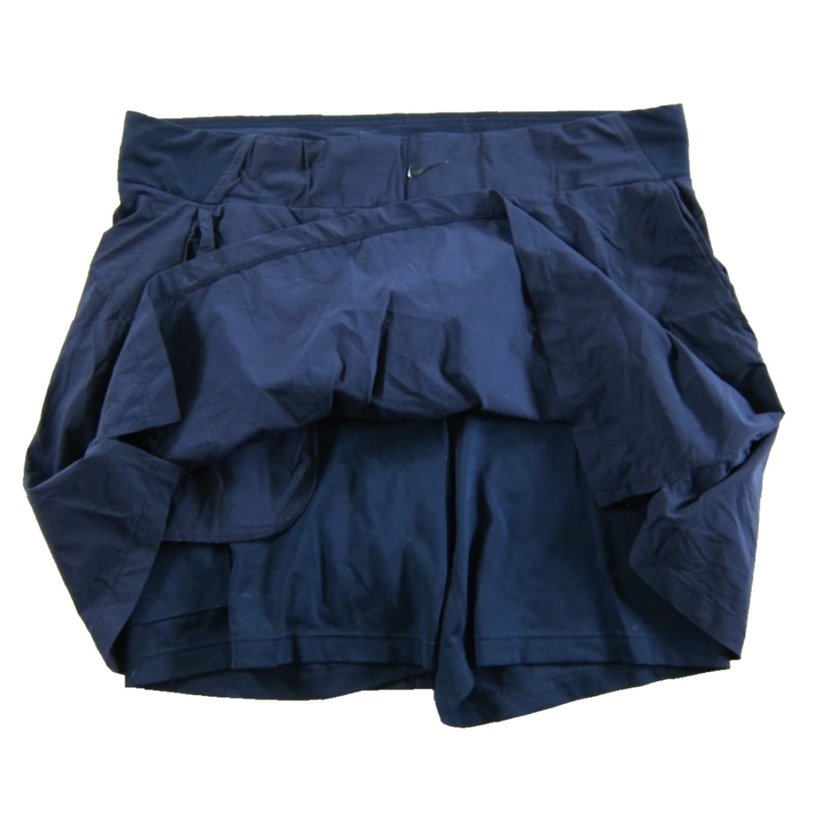 Nike Nike DRI-FIT Navy Blue Pocket Stretch Golf Hike Tennis Run Skirt Women XL Skort Size 40" / US 18 - 4 Thumbnail