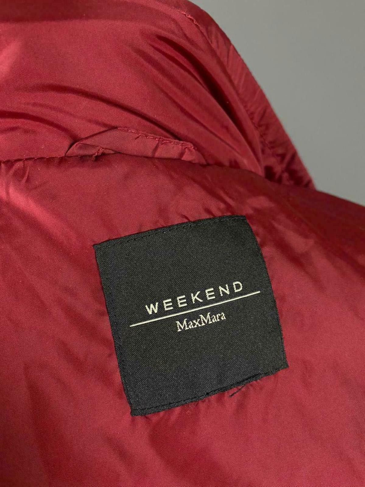 Designer Weekend Max Mara Red Zip Up Nylon Jacket Size GB 8 USA 6 Size M / US 6-8 / IT 42-44 - 11 Thumbnail
