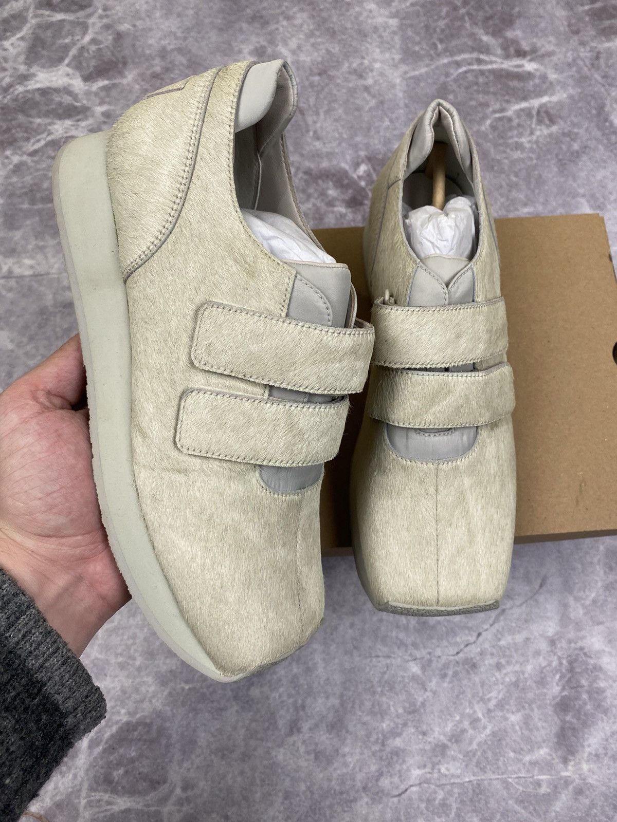 Eckhaus Latta Ugg X Eghaus Latta Square Toe Leather Low Top Sneakers 38 Size US 8 / IT 38 - 1 Thumbnail