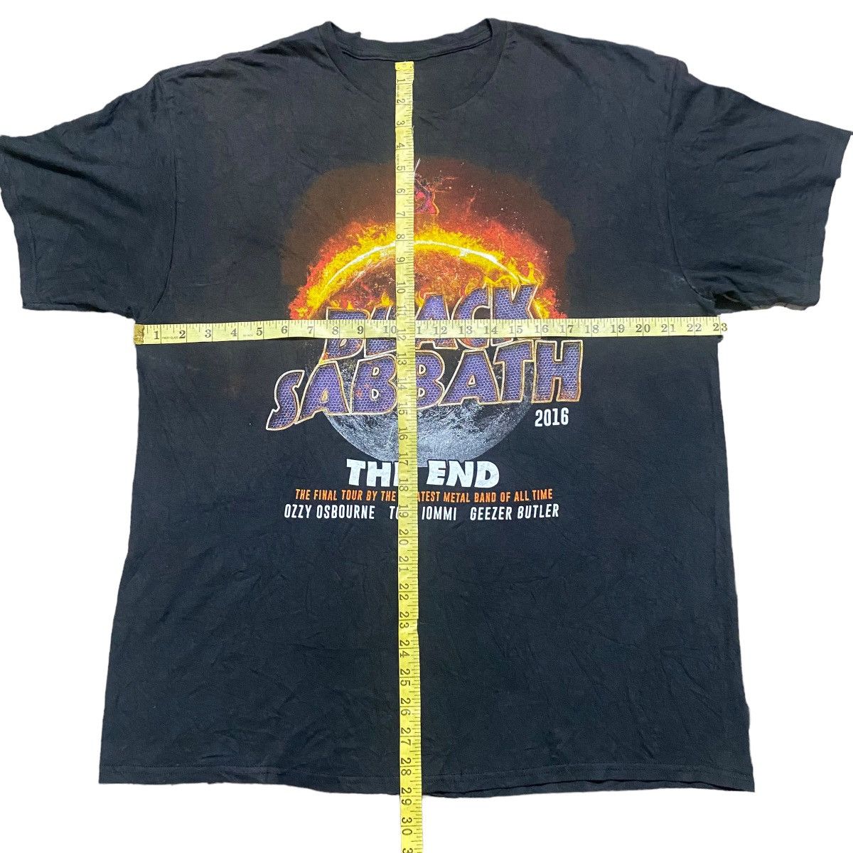 Black Sabbath ©️2016 Black Sabbath Tour Shirt The End Ozzy Osbourne Size US XL / EU 56 / 4 - 7 Thumbnail
