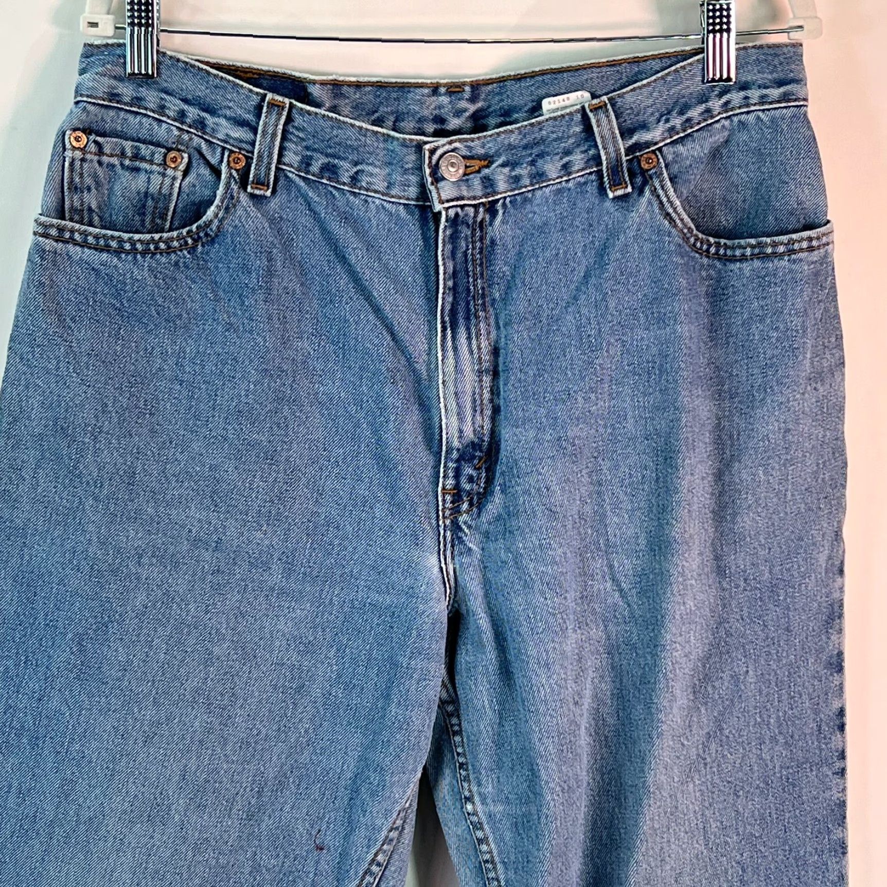 Levi's VINTAGE Levi's Jeans 550 Women Size 16 Blue Denim 30in Inseam Relaxed Tapered USA Made Womens Size 38" / US 16 / IT 52 - 3 Thumbnail
