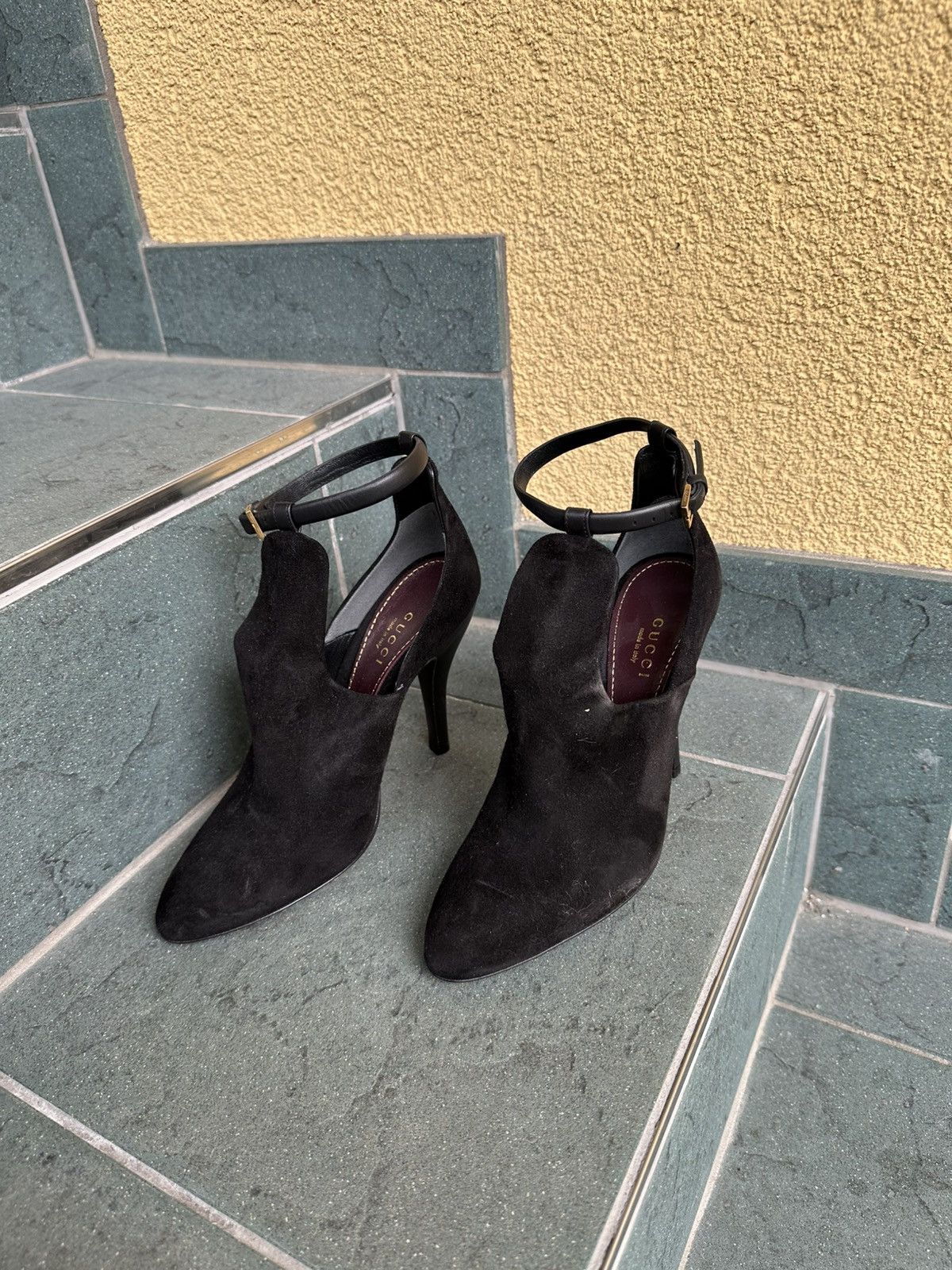 Gucci Gucci Heels Pumps Black Vintage Rare Luxury Shoes 36 US-5,5 Size US 5.5 / IT 35.5 - 5 Thumbnail