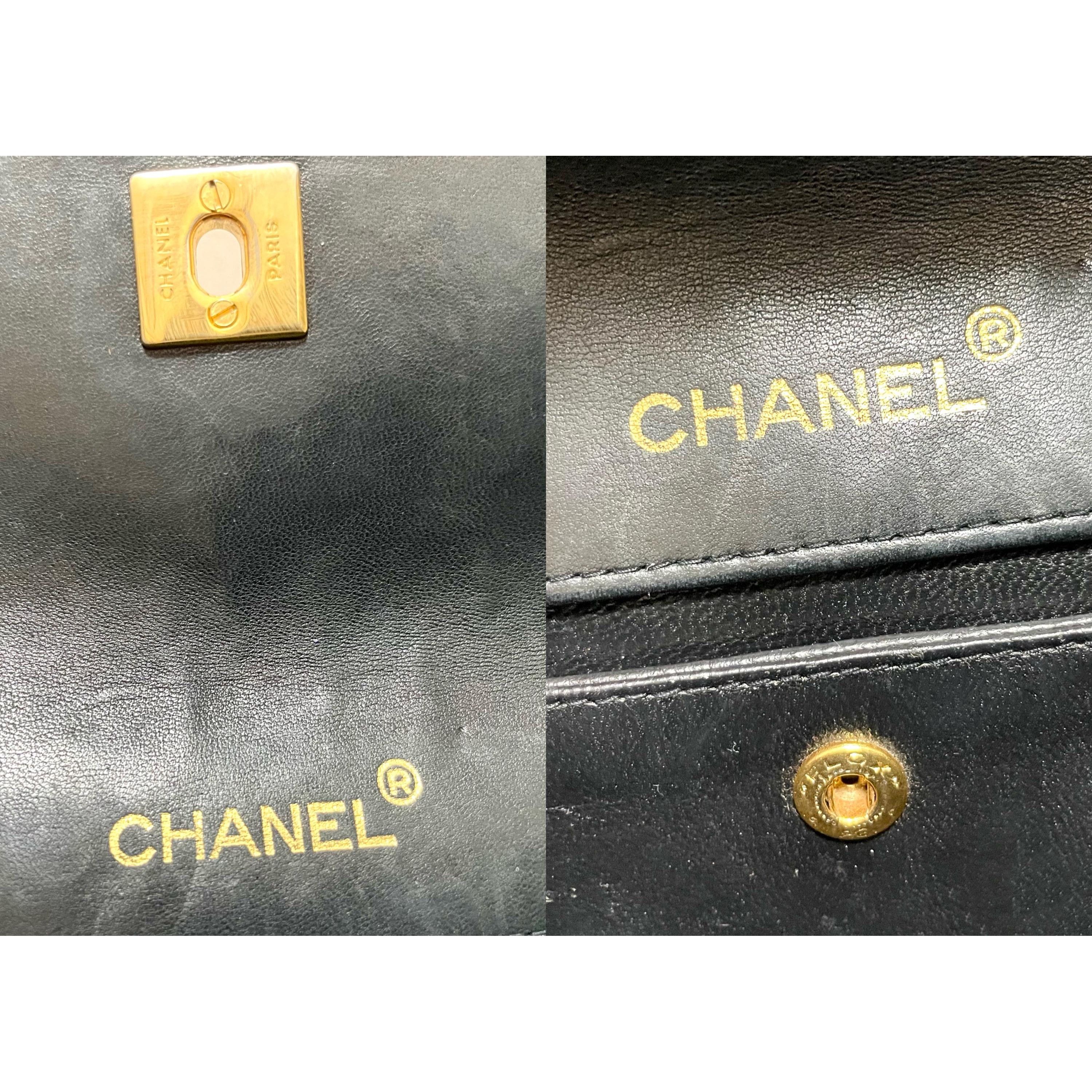Chanel Vintage Chanel dark navy leather oval shape 2.55 bag Size ONE SIZE - 8 Thumbnail