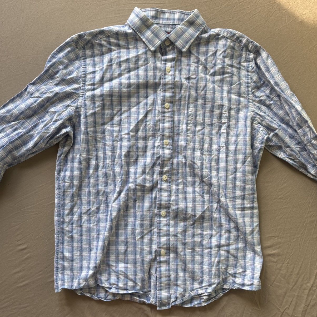 UNTUCKit UNTUCkit Slim Fit Cotton Plaid Button Down Shirt Size US L / EU 52-54 / 3 - 2 Thumbnail
