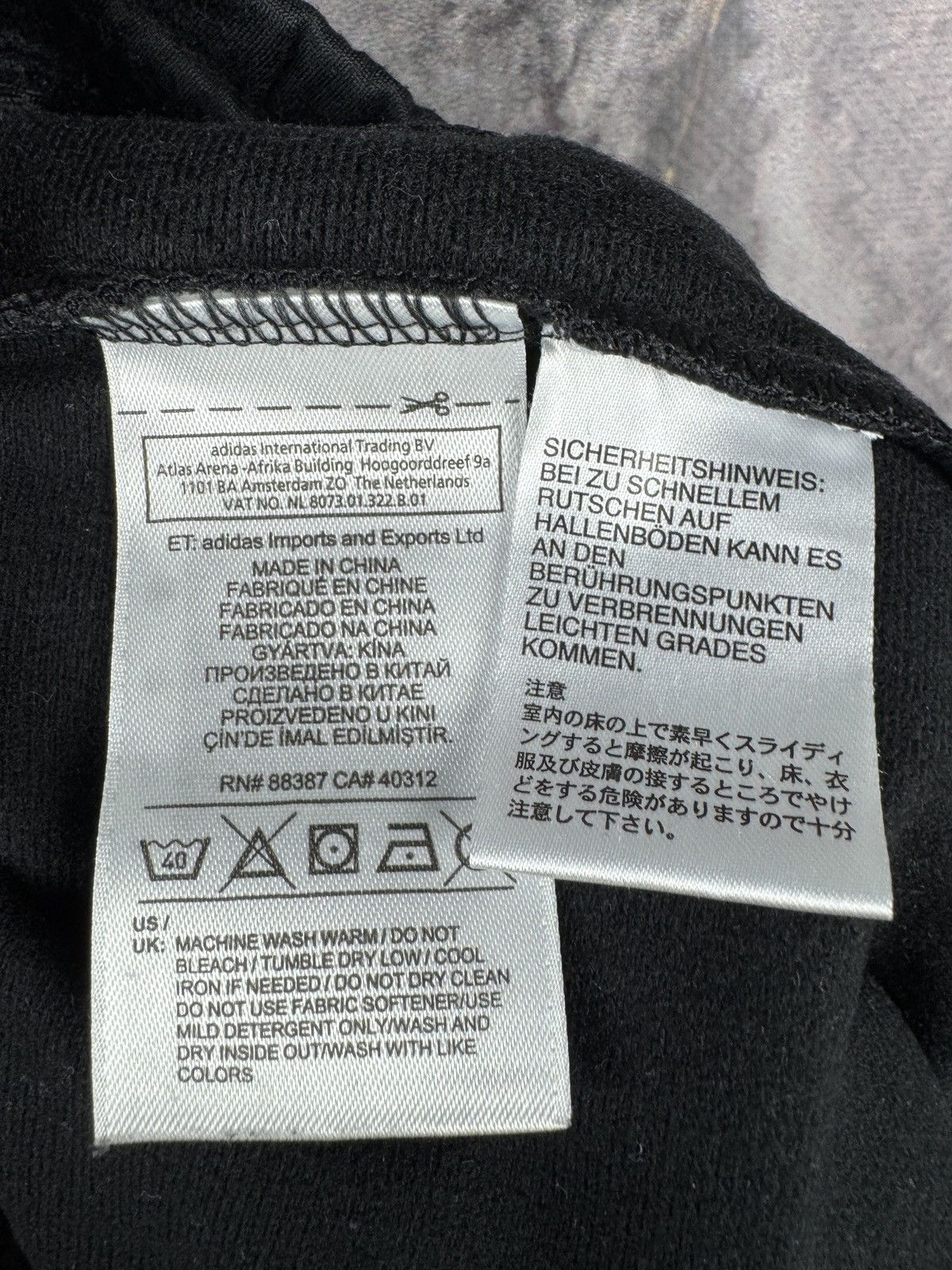 Adidas Adidas Navy Track Pants Athletic Joggers With Side Stripes Size 34" / US 12 / IT 48 - 15 Thumbnail