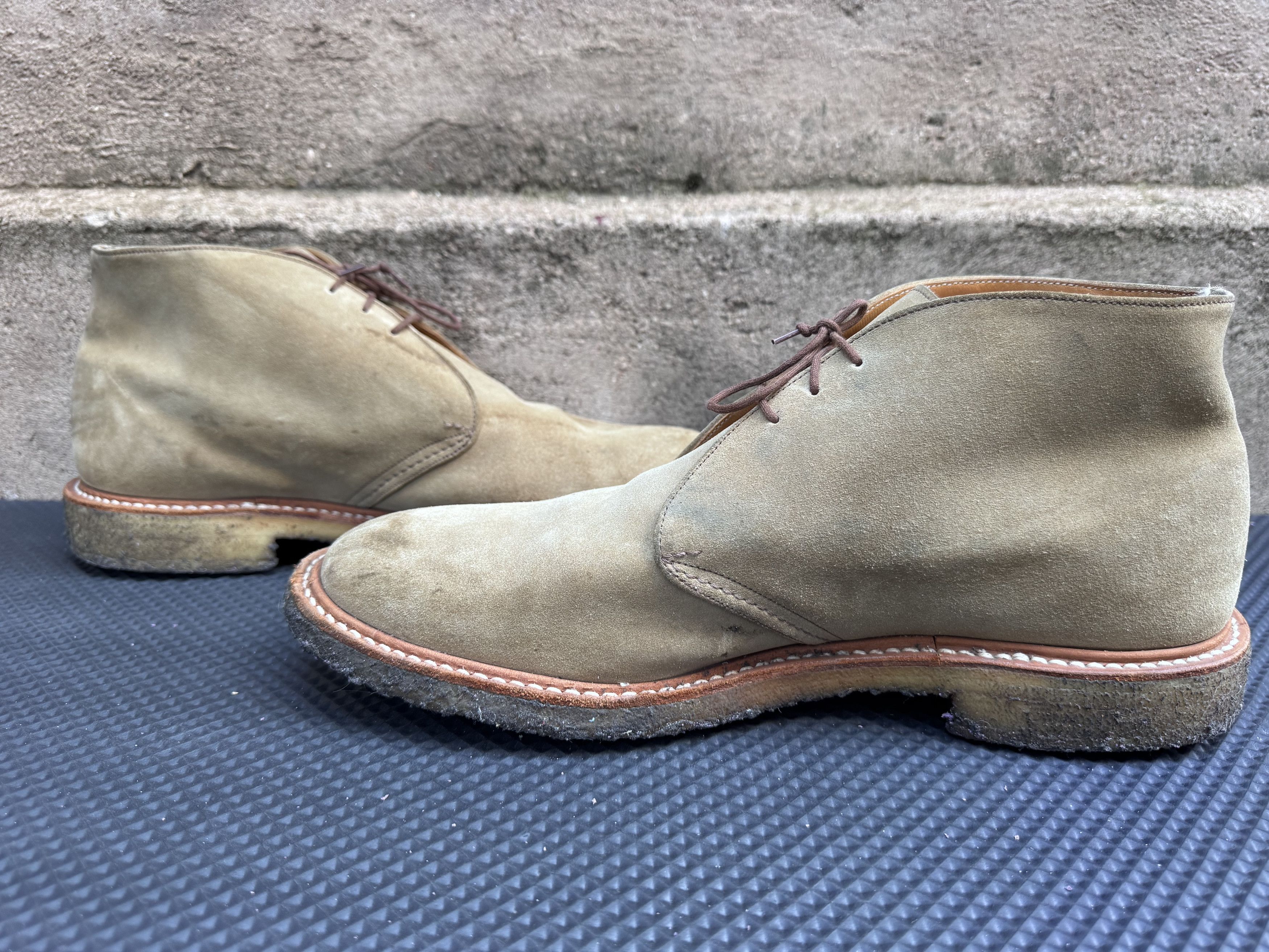 Tricker's TRICKER'S Kelso Suede Desert Chukka Boots Crepe Size US 12.5 / EU 45-46 - 2 Thumbnail