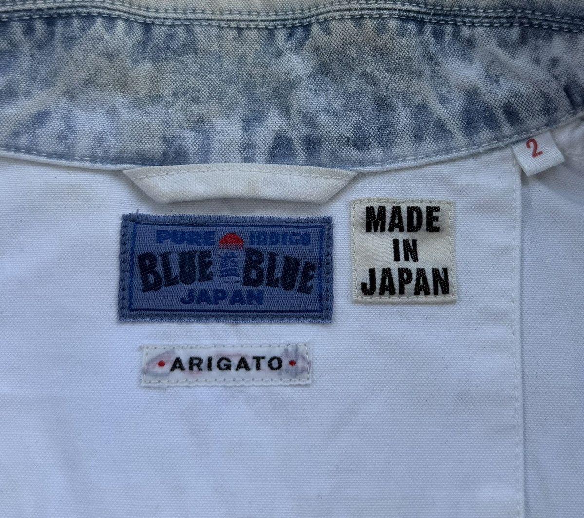 Blue Blue Japan Vintage Blue Blue Japan Acid Wash Denim Jacket Made In Japan Size US M / EU 48-50 / 2 - 15 Thumbnail