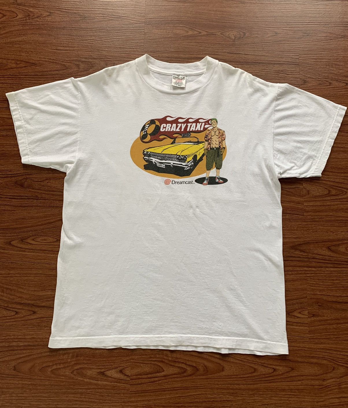 image of Movie x Vintage Crazy Taxi in White, Men's (Size XL)