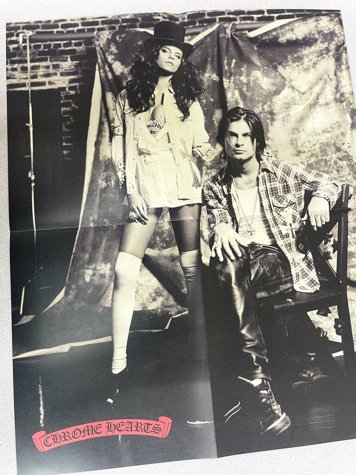 Chrome Hearts Chrome Hearts vintage photo 15x19 magazine Poster Size ONE SIZE - 2 Thumbnail