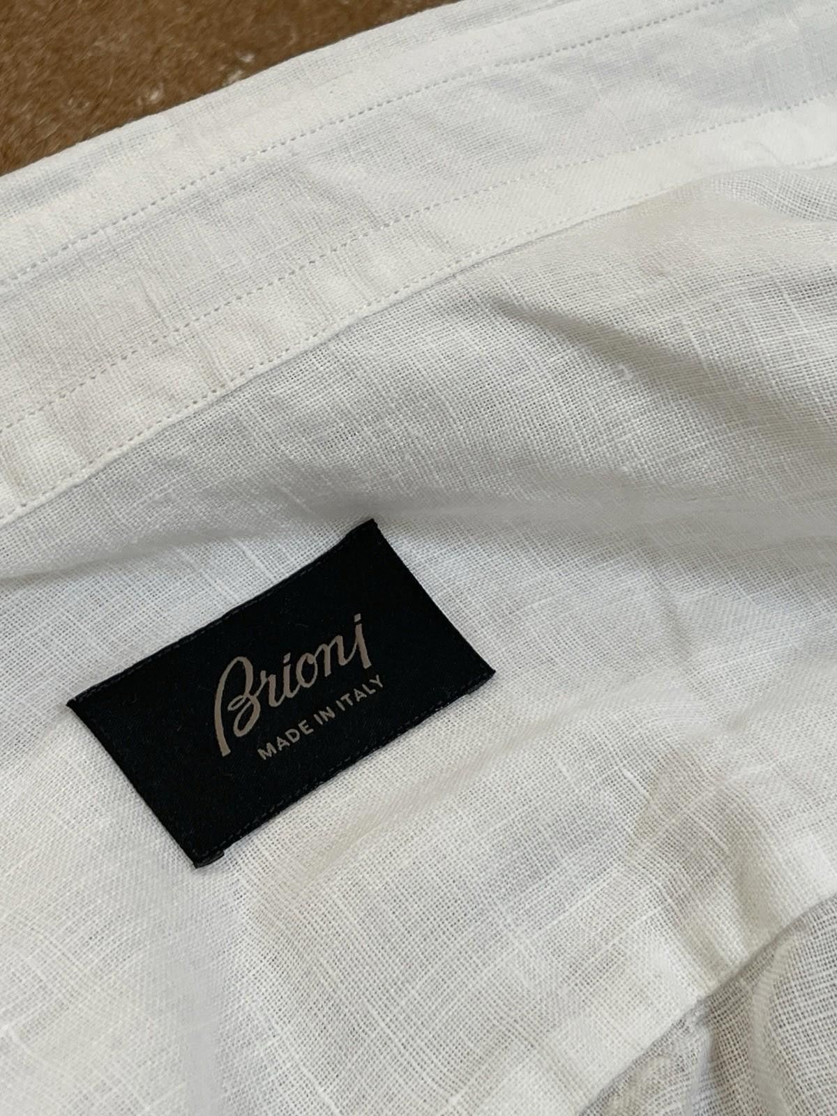 Brioni Brioni Linen Shirt — XXL — Current Season Size US XXL / EU 58 / 5 - 3 Thumbnail