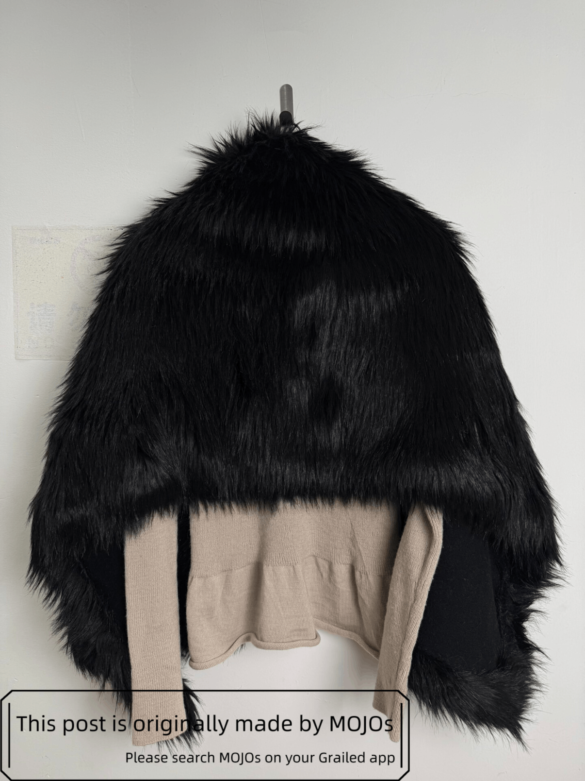 Dries Van Noten Dries Van Noten Black Fur Scarf mojos1634121 Size ONE SIZE - 7 Thumbnail