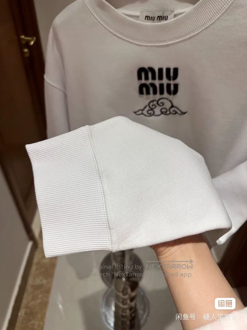 Miu Miu Miu Miu Size s Sweatshirts Size S / US 4 / IT 40 - 4 Thumbnail