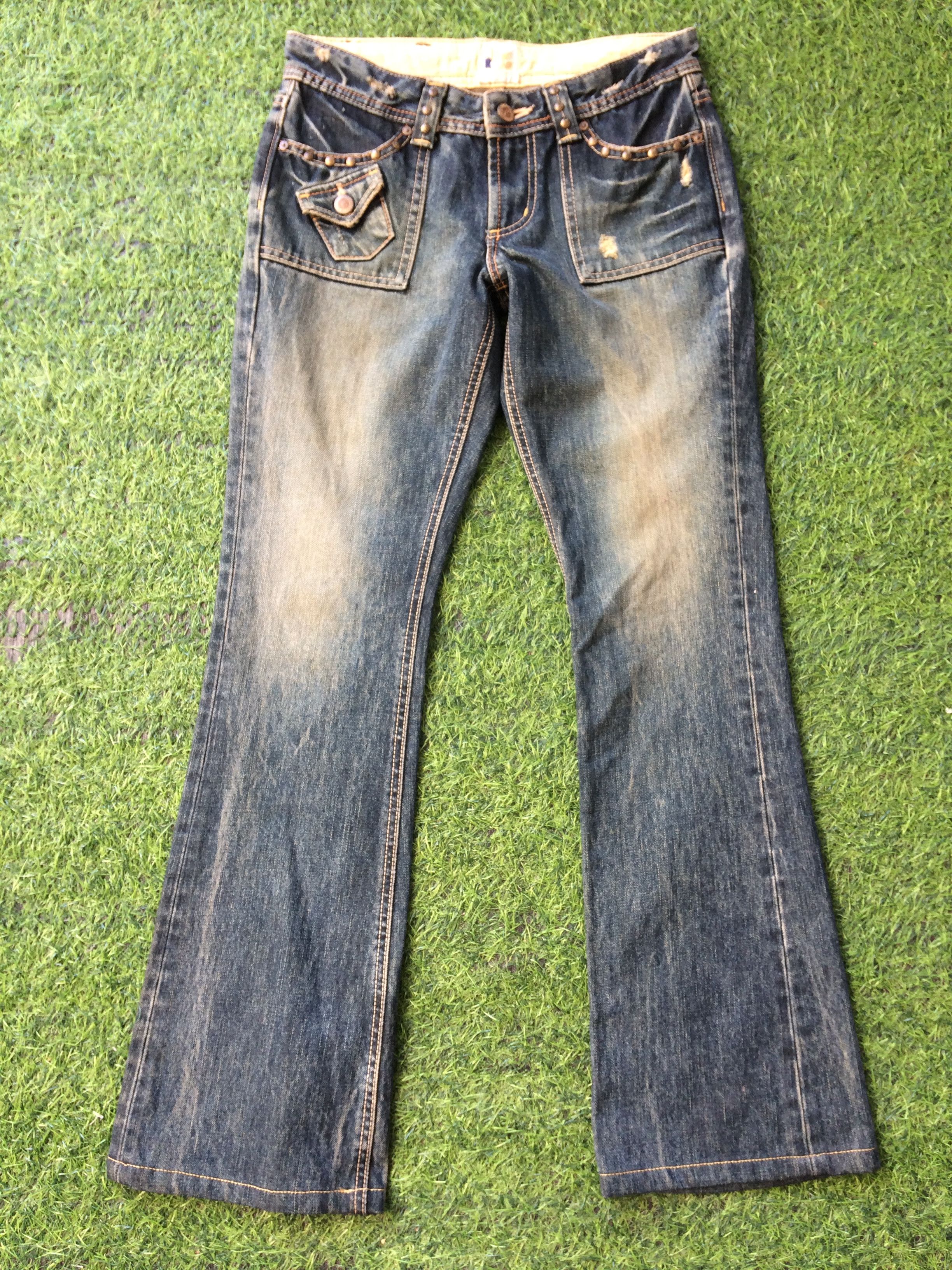 Japanese Brand Japanese Low Waist Bootcut Jeans #D-487 Size 27" / US 4 / IT 40 - 1 Thumbnail