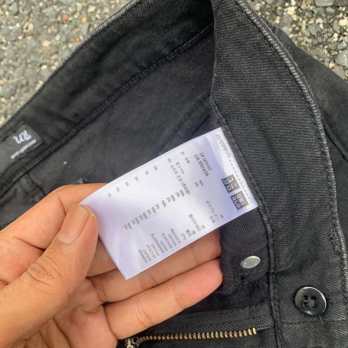 Japanese Brand × Jun Takahashi × Undercover QUICK SALE⚡️ Undercover x Uniqlo UU Black Jeans Ankle Pants Size US 28 / EU 44 - 10 Thumbnail