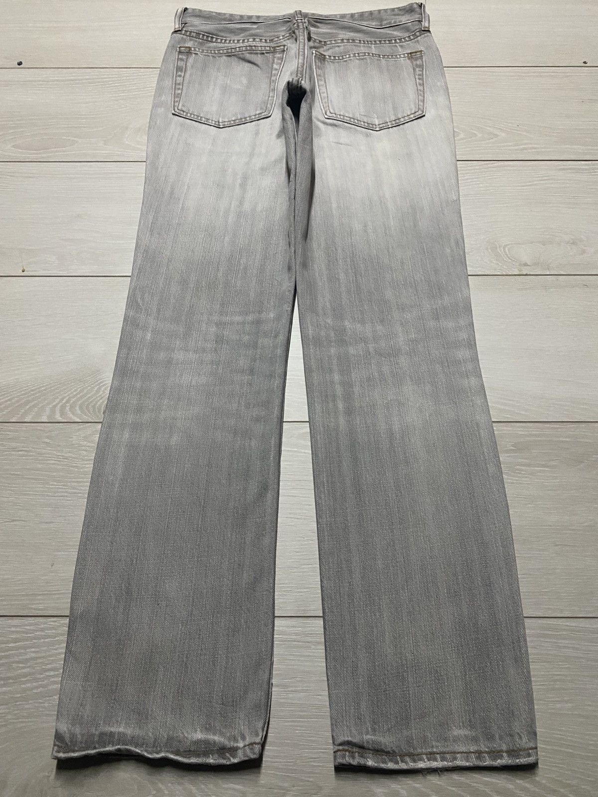 Gap Vintage Gap Denim Grey Distressed Slim Fit Jeans Size US 30 / EU 46 - 2 Thumbnail