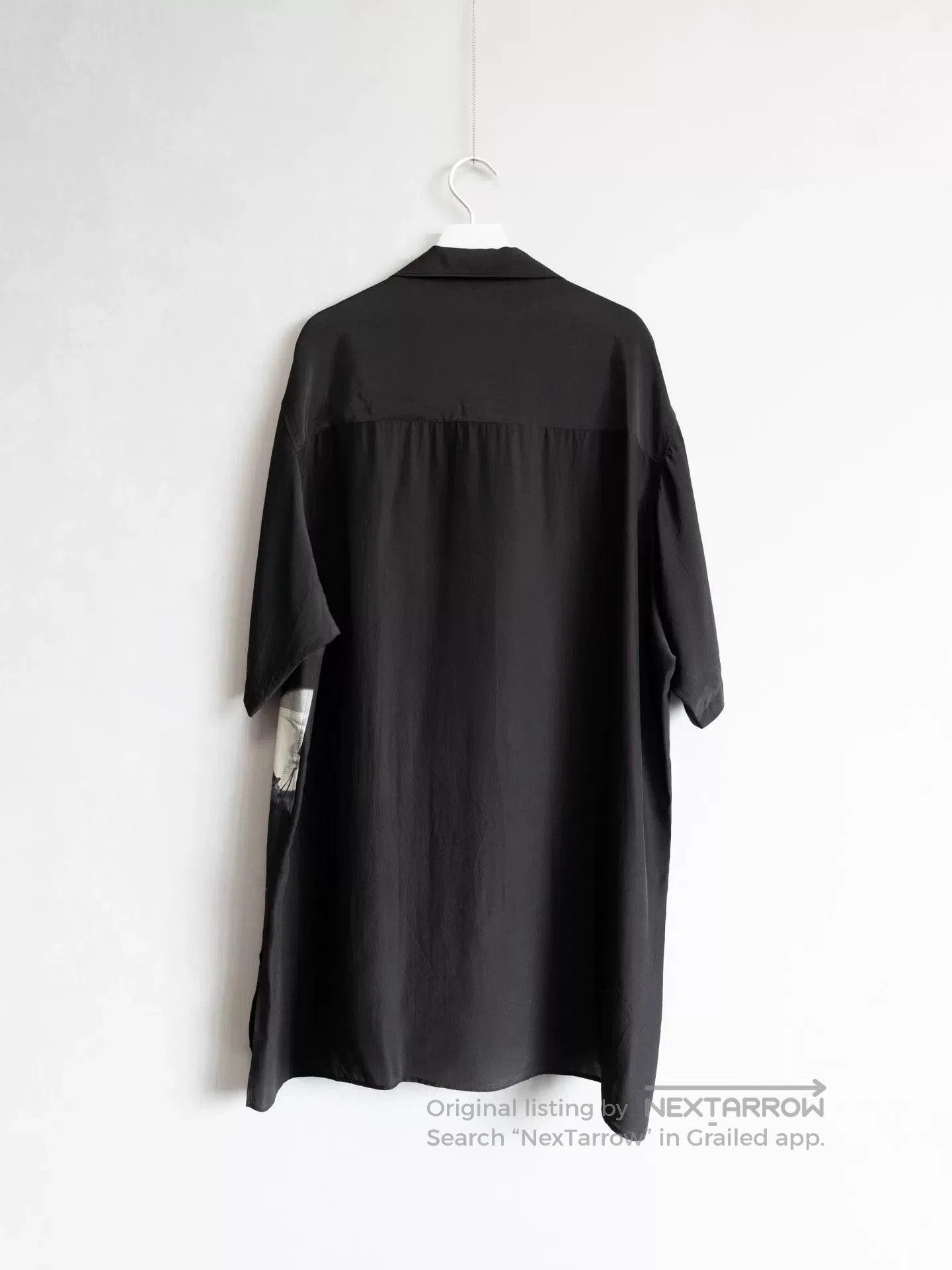 Yohji Yamamoto Yohji Yamamoto Silk Shirt with Graphic Design. Size M / US 6-8 / IT 42-44 - 2 Thumbnail