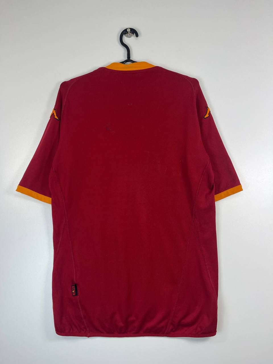 Kappa Kappa As Roma 2007 2008 Home Jersey Wind Sponsor Red Mens L Size US L / EU 52-54 / 3 - 10 Thumbnail