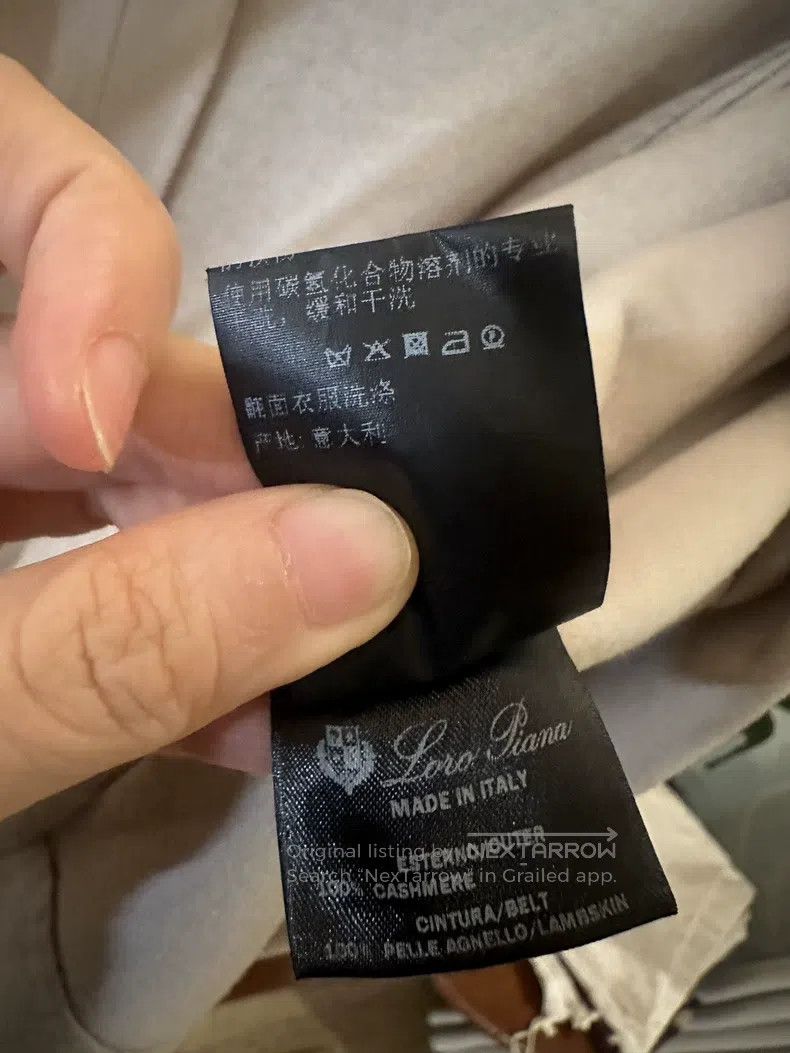 Loro Piana Loro Piana Beige Cashmere Coat, 100% Cashmere Fabric, with Size S / US 4 / IT 40 - 4 Thumbnail
