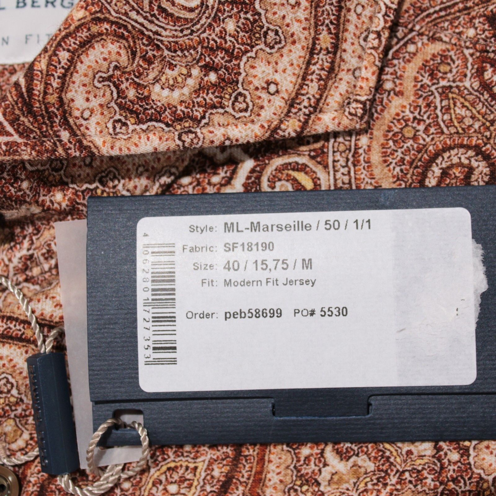 Other Emanuel Berg New with tags Shirt Size M US In Brown Size US M / EU 48-50 / 2 - 7 Thumbnail