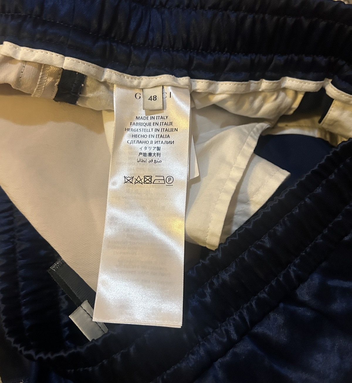 Gucci Gucci Japanese Acetate W/EMB Tide/Mix Boxing Shorts size 48 Size US 34 / EU 50 - 8 Thumbnail