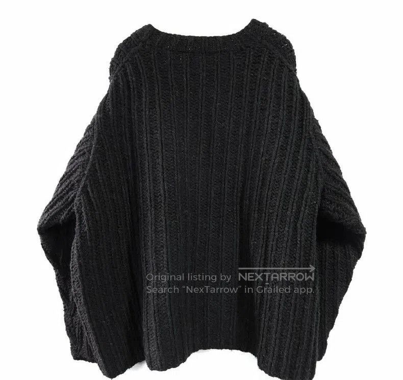 Yohji Yamamoto yohji yamamoto 1993AW outline wool knit sweater. Size US M / EU 48-50 / 2 - 2 Thumbnail