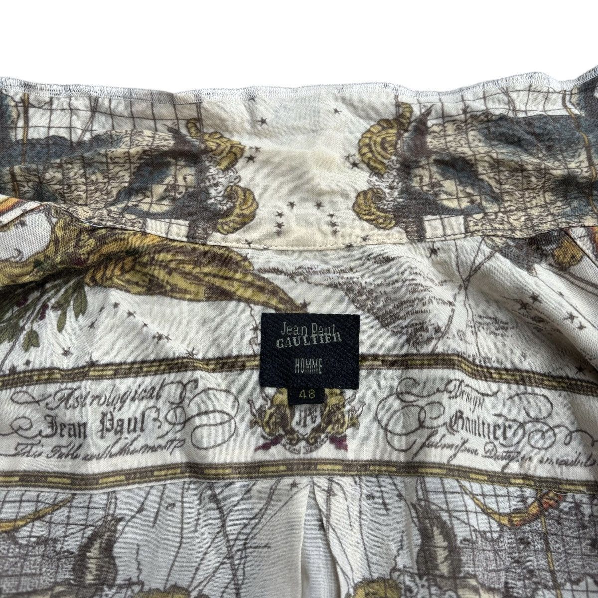 Jean Paul Gaultier Jean Paul Gaultier Astrological SS 1994 Runway Zodiac Shirt Size US M / EU 48-50 / 2 - 14 Thumbnail